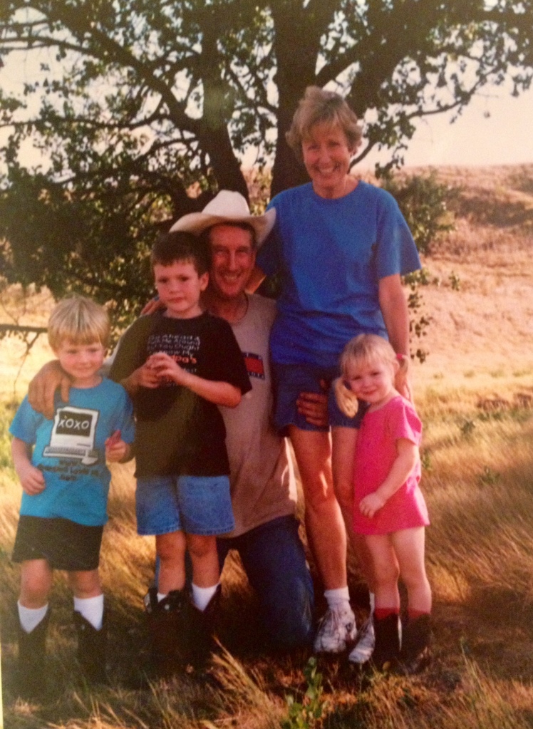 Dad, Mom, Luke, Wyatt, and Wynn, 2002